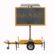 solar Variable Message Sign for roadworks in Bloemfontein