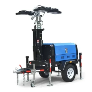 Perkins Diesel Engine Powered 9m LED Mobile Construction Light Tower